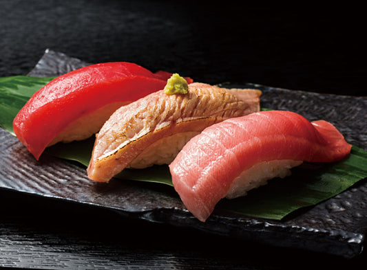 Variety of Maguro Sushi 3Pcs.　เซ็ตวาไรตี้มากุโระ 3คำ